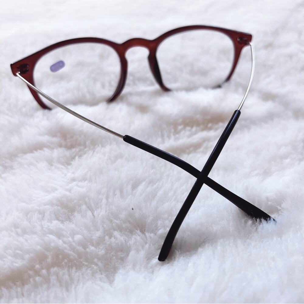 Daisy Brown Thin Lightweight Reader Glasses - Picture 9 of 10
